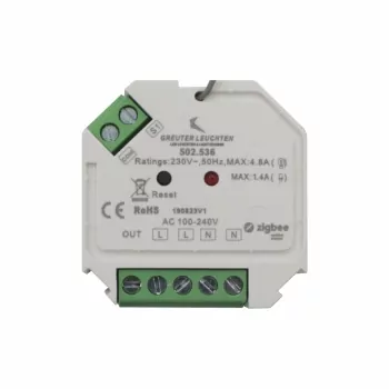 Zigbee 3.0 On/Off Switch Actuator with Push Button Input